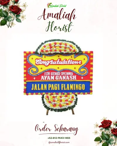 Bunga Papan Congratulation di Balonggede